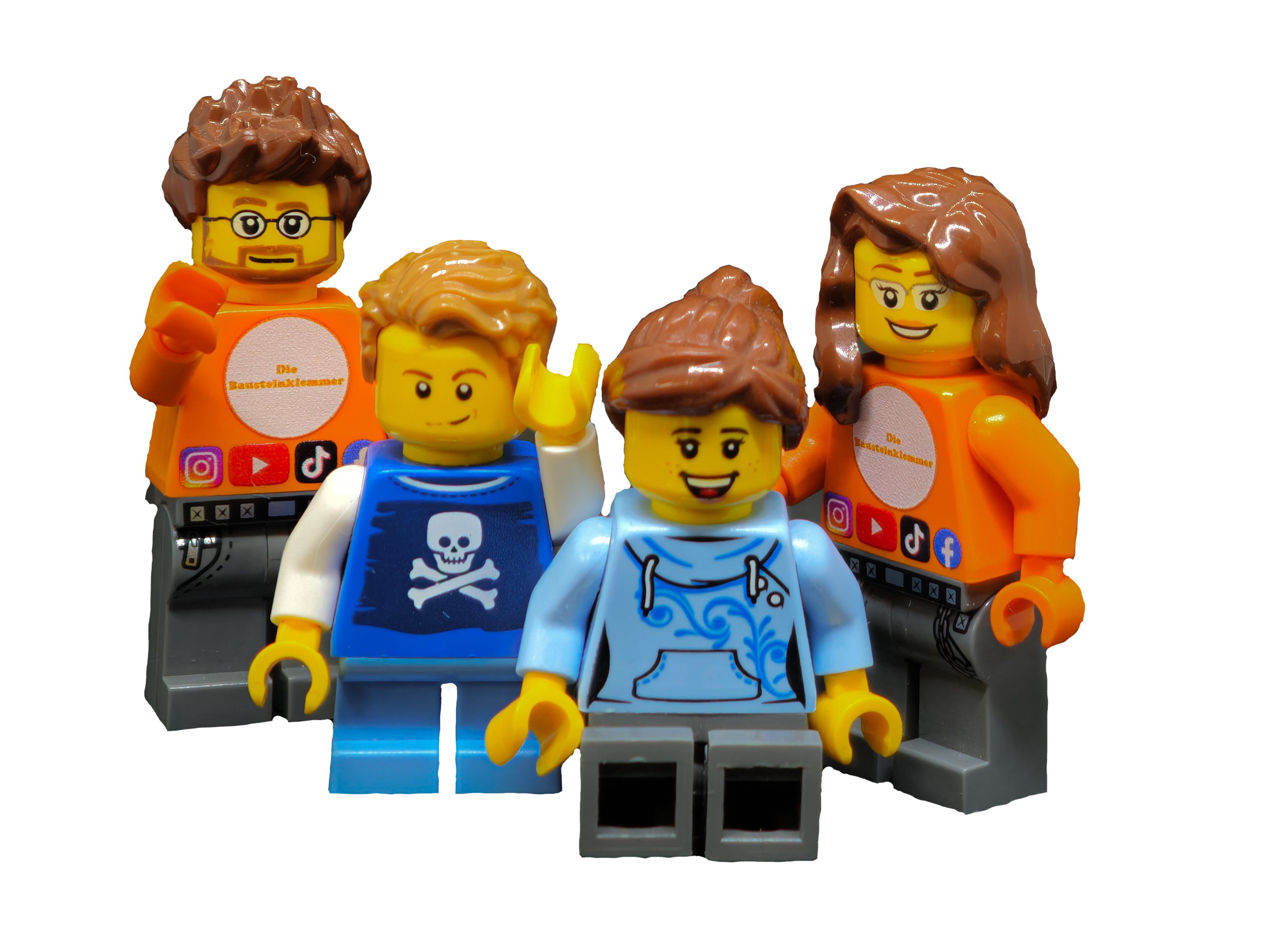 Die Bausteinklemmer als Minifiguren