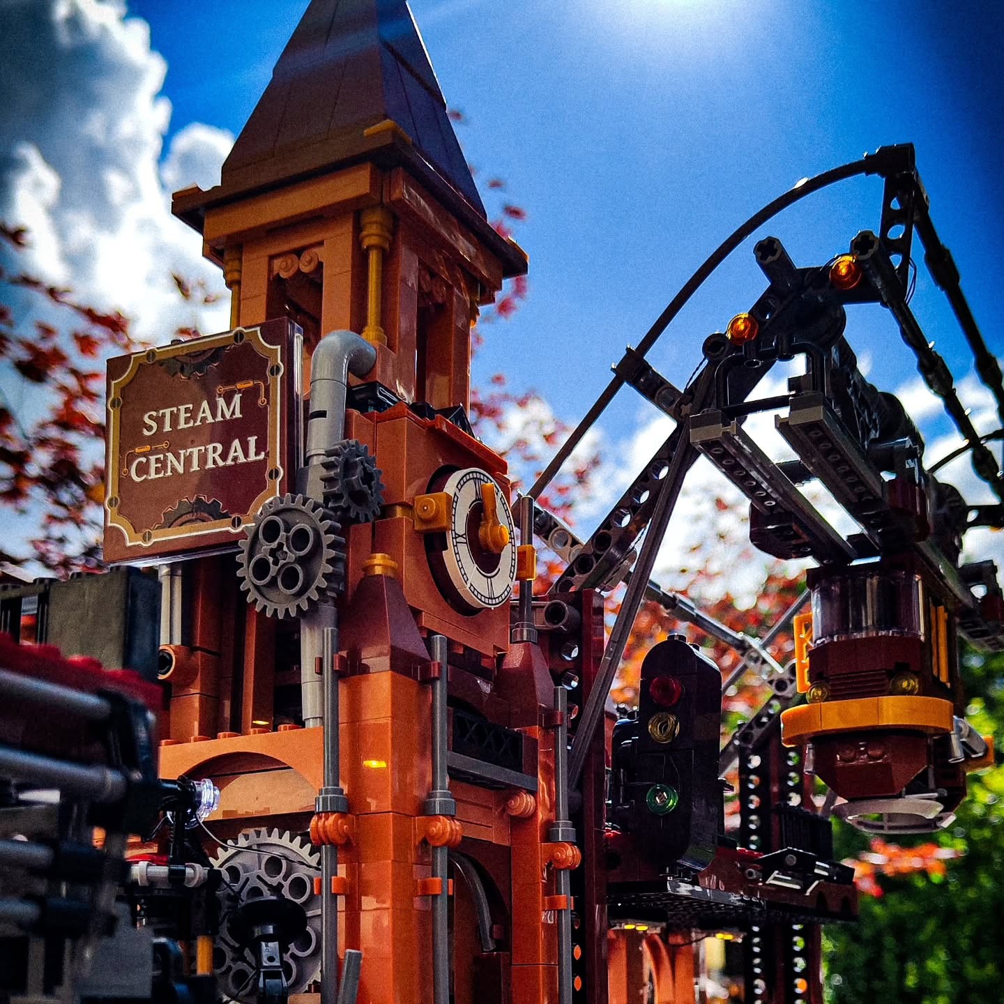 Steampunk Train Station